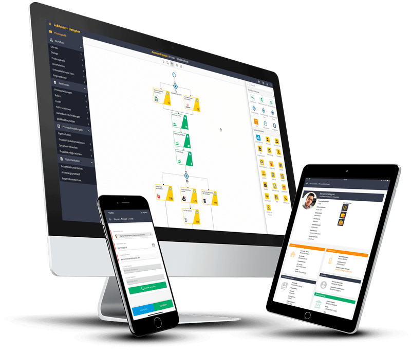 Geschäftsprozesse und Abläufe automatisieren mit der Low-Code Platform von JobRouter