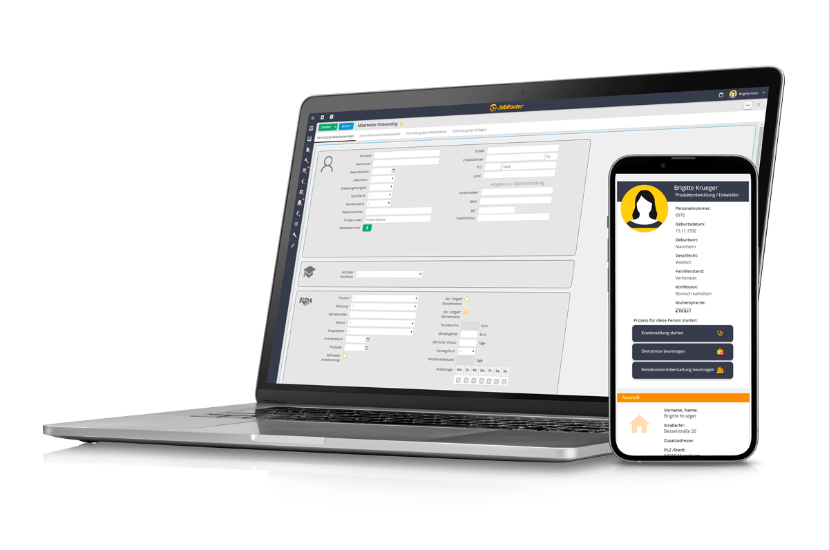Automatisierte Personalprozesse wie etwa Onboarding, digitale Personalakte oder Bewerbungen